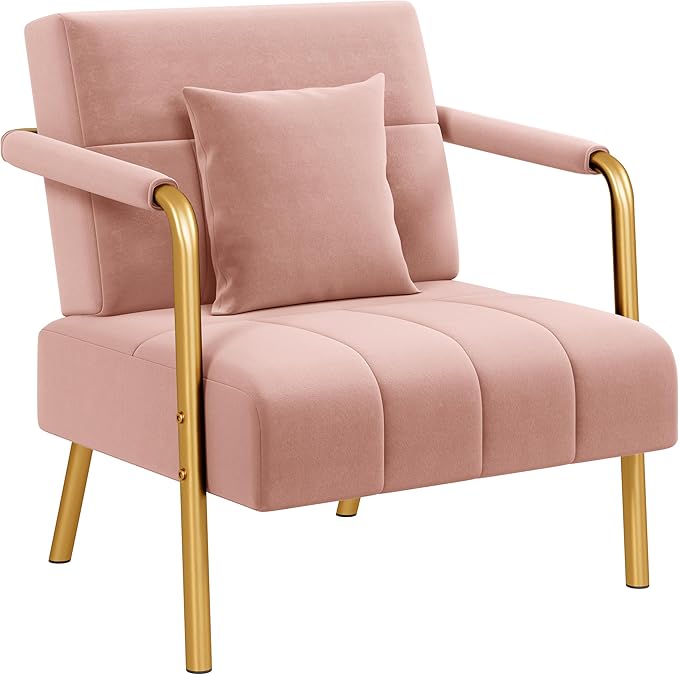 Yaheetech 30" W Modern Sofa Small Sofa Luxurious Velvet Fabric Couch by Yaheetech
