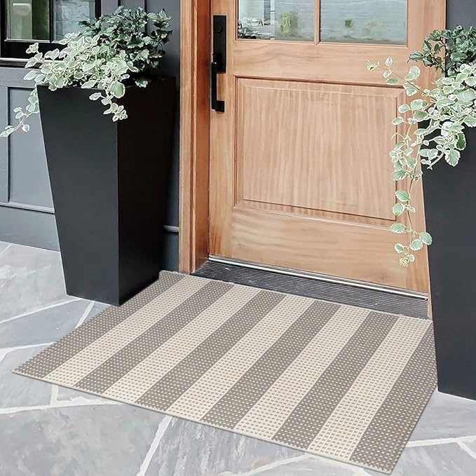 OJIA Fall Front Door Mat Outdoor Entrance 24"x36", Machine Washable Porch Rug - Image 6