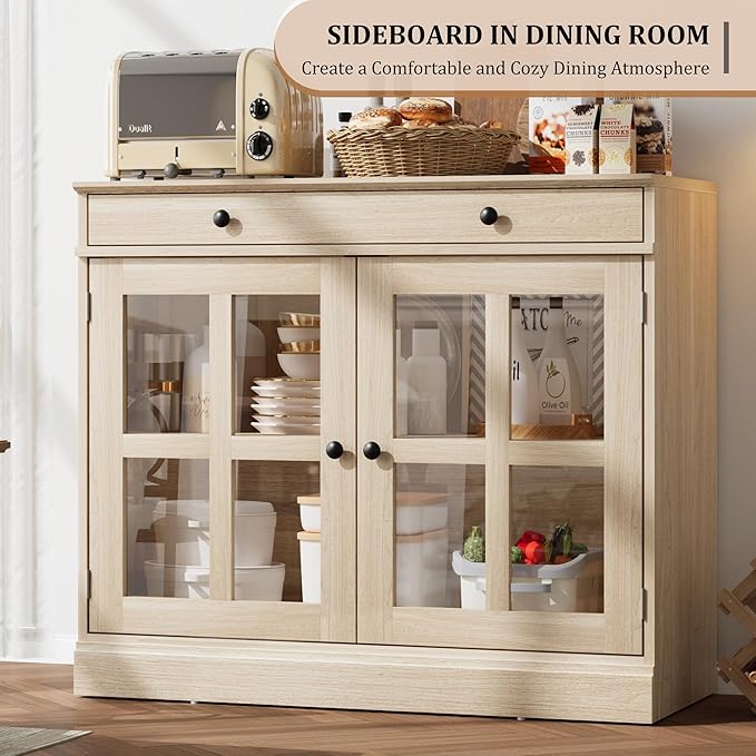 GarveeHome 35.4" Sideboard Buffet Cabinets - Image 6