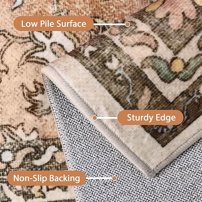 8X10 Area Rugs Machine Washable Rugs - Image 5