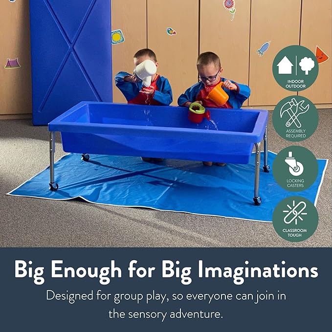 Children's Factory Sensory Sand and Water Activity Table and Lid Set - Image 4
