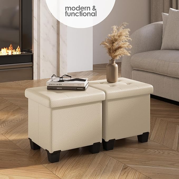 STORAGEBUD Storage Ottoman Cube - Image 2