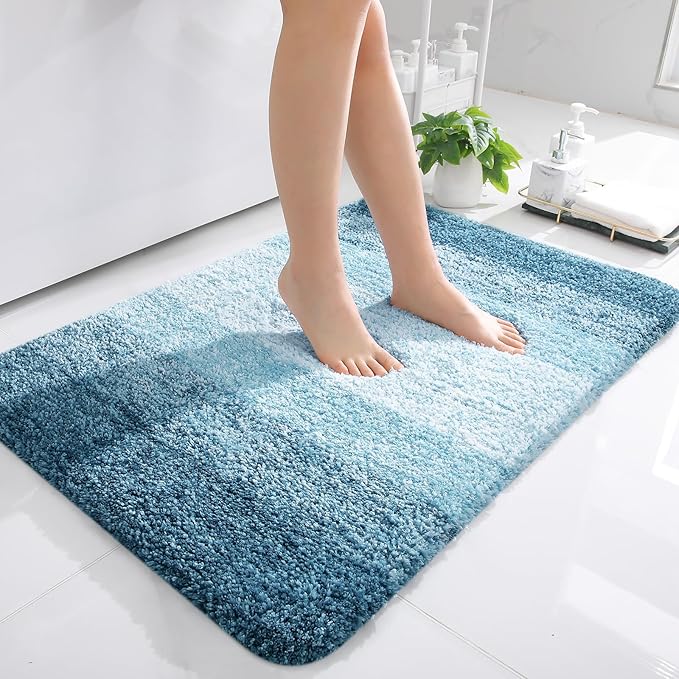 OLANLY Bathroom Rug Mat 36x24, Extra Soft and Absorbent Microfiber Bath Rugs by OLANLY