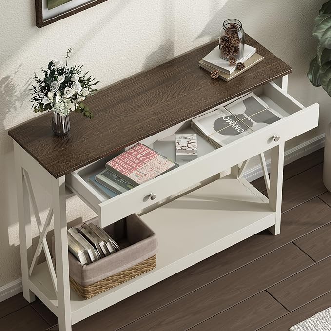 Treocho Farmhouse Console Table - Image 4