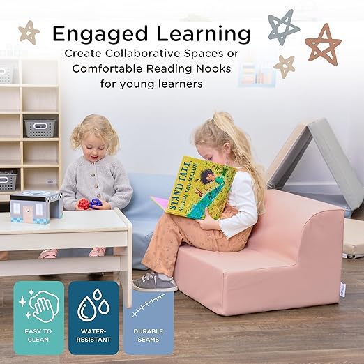 Children's Factory Library Lounger, Flexible Seating Classroom Furniture - Image 4