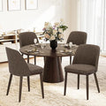 COLAMY Upholstered Dining Chairs Set of 4, Modern Kitchen Chairs by COLAMYINC