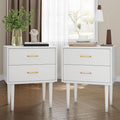 Smart FENDE 26 inch Tall White Nightstand by SmartFENDEE