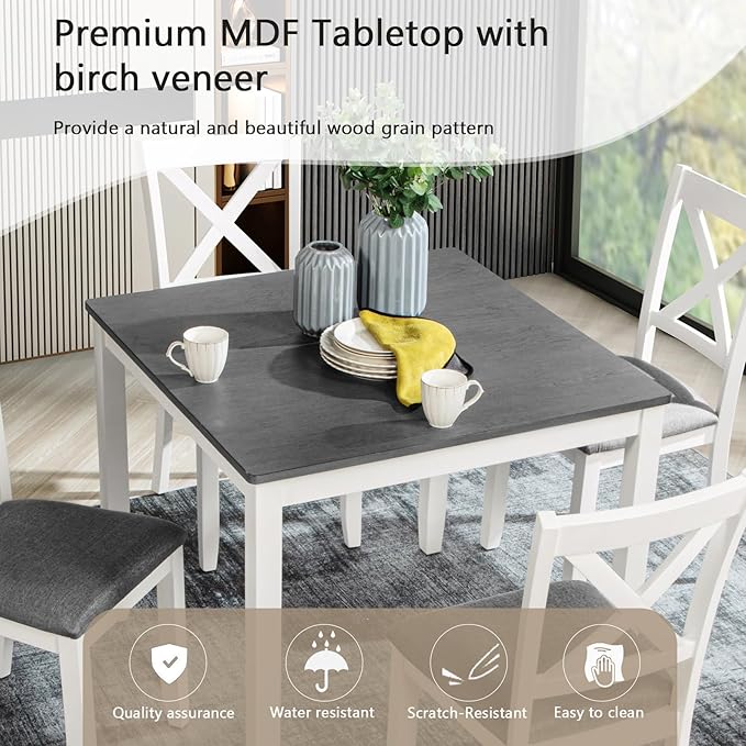 Ball & Cast 5 Piece Dining Table Set - Image 7