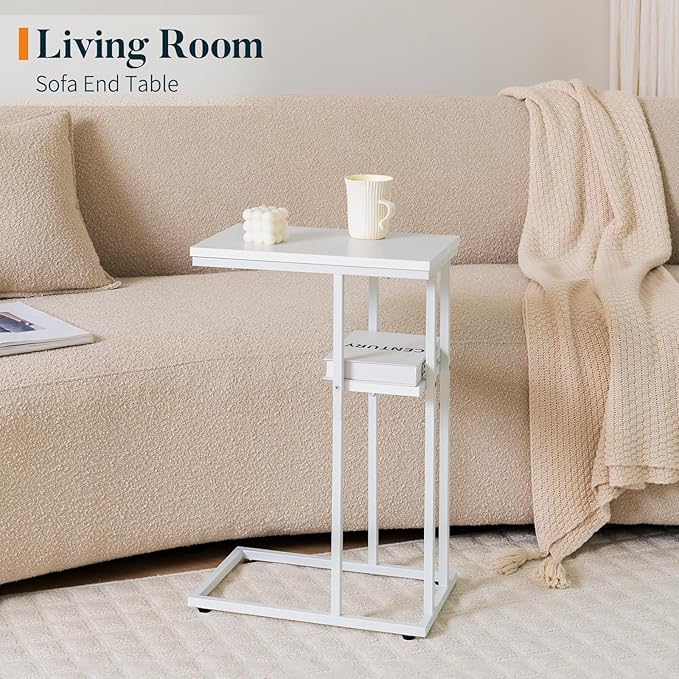 Yoobure C Shaped End Table, Side Table - Image 2