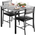 IRONCK Dining Table Set for 2, Small Kitchen Table by IRONCK