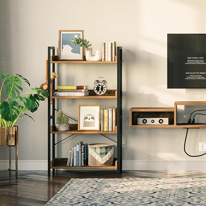 Rolanstar Bookshelf 4 Tier - Image 7