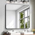 KOCUUY 42"x42" Large Square Vanity Mirror, Modern Design of Upgraded by KOCUUY