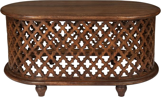 The Wooden Town Solid Mango Wood Coffee Table - Image 9