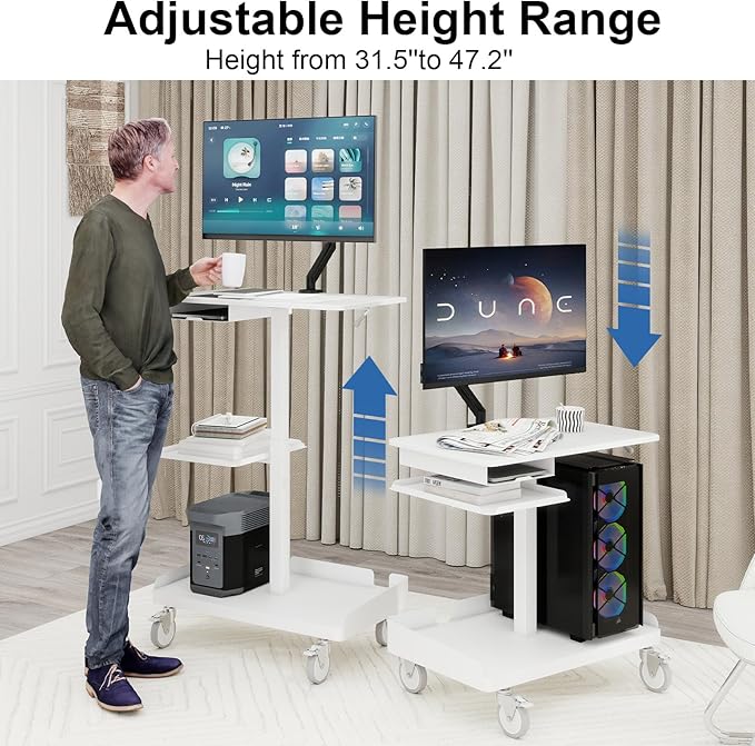 Natwind Mobile Workstation Cart - Image 3
