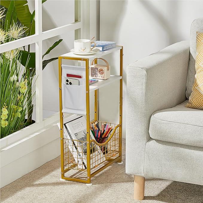 Narrow Side Table, Skinny Small End Tables - Image 3