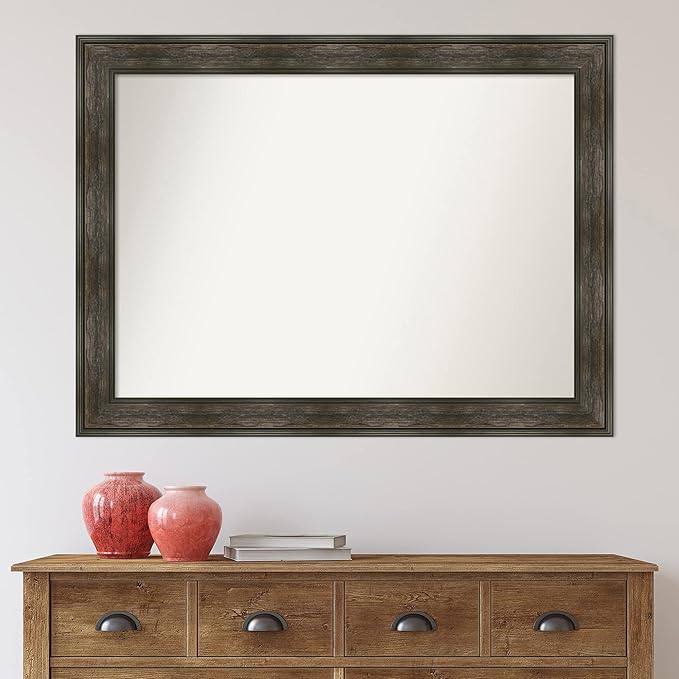 Amanti Art Brown Bathroom Mirror - Image 6