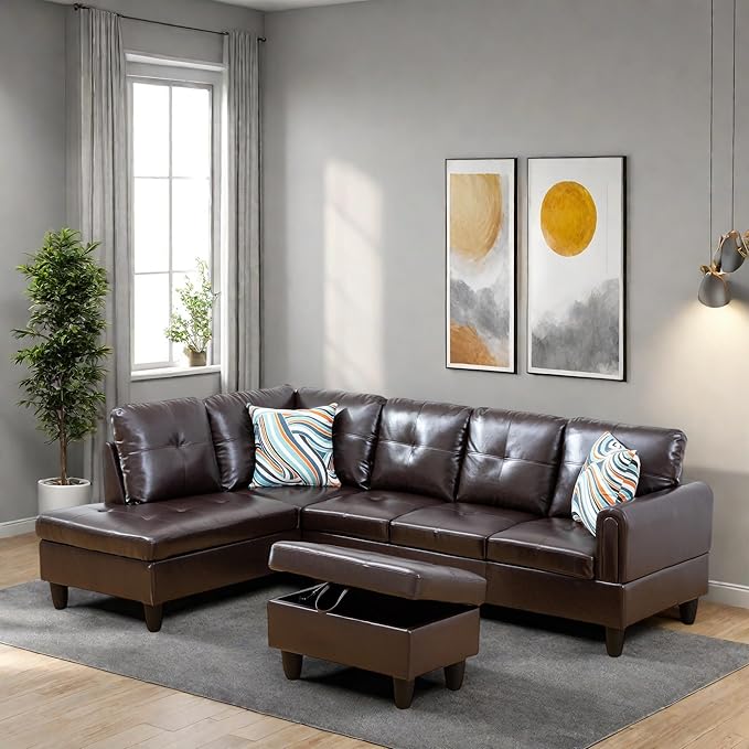 L Shaped Sectional Couches, Modular Sectional Modern Sofa - Image 4