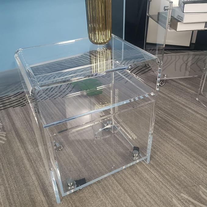 ONELUX 2088 Clear Acrylic nightstand - Image 9