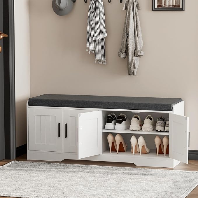 2-Tier Storage Bench, Shoe Bench - Image 3