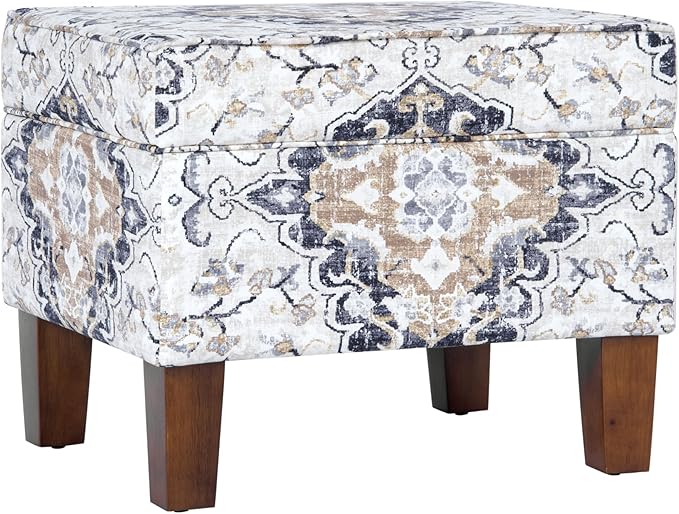 Home Decor | Dinah Collection Modern Storage Ottoman | Ottoman - Image 13