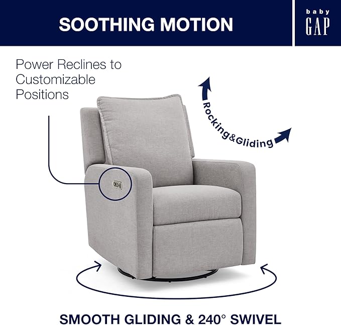Delta Children babyGap Harlowe Power Recliner - Image 4