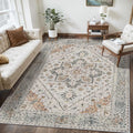 Tangsoo 3x5 Bedroom Rug, Washable Vintage Indoor, Area Rug Non Slip Accent Rug by Tangsoo