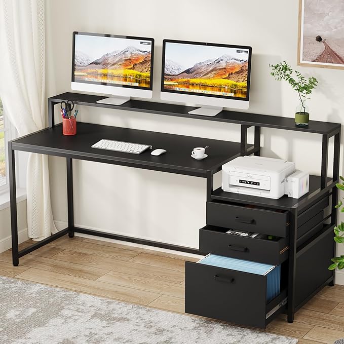 Tribesigns 63 Inch Computer Desk by Tribesigns