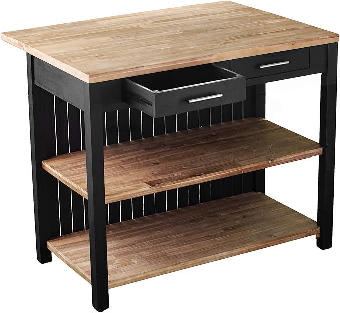 SEI Furniture Berinsly Expandable Freestanding Kitchen Island - Image 6