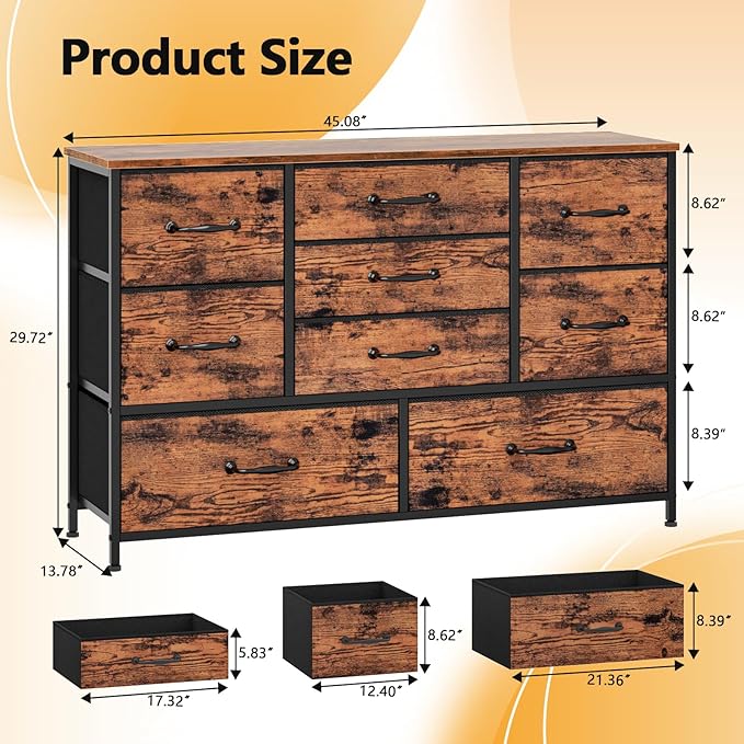 Furnulem Dresser for Bedroom - Image 3
