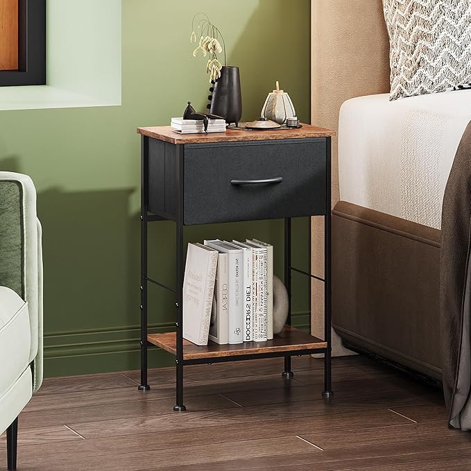WLIVE Nightstand Set of 2, End Table - Image 2