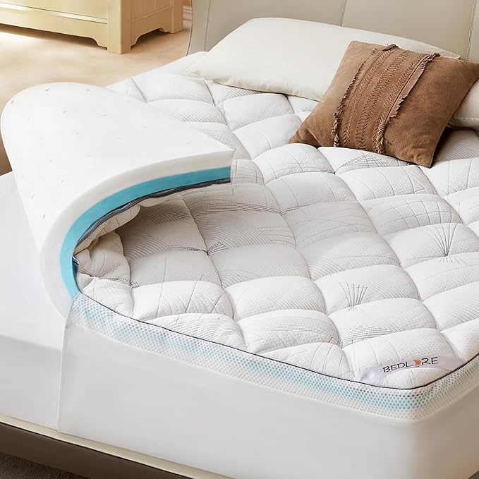 Bedlore 4-Inch Queen Mattress Topper by Bedlore