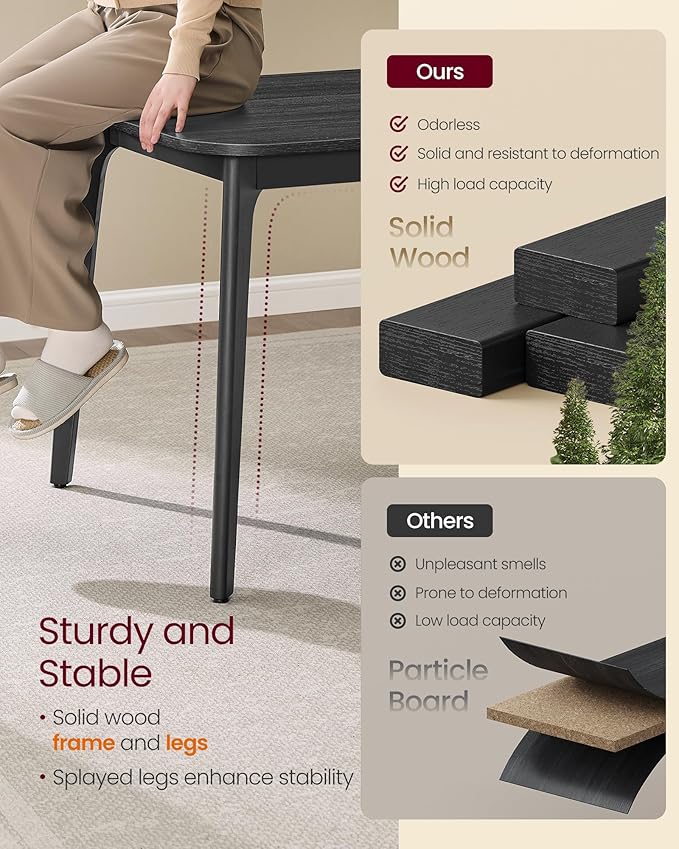 VASAGLE Dining Table for 4/6/8, Extendable Kitchen Table - Image 3