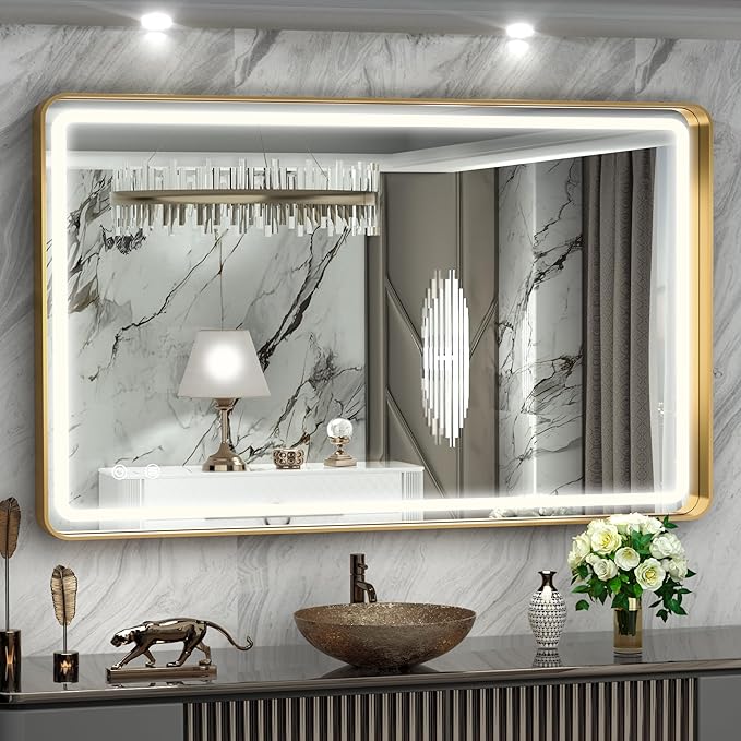 Hasipu LED Bathroom Mirror by Whatssuitableisthebest