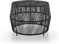 Muse & Lounge Co. Ysar Boho Rattan Round Coffee Table Outdoor by Unknown