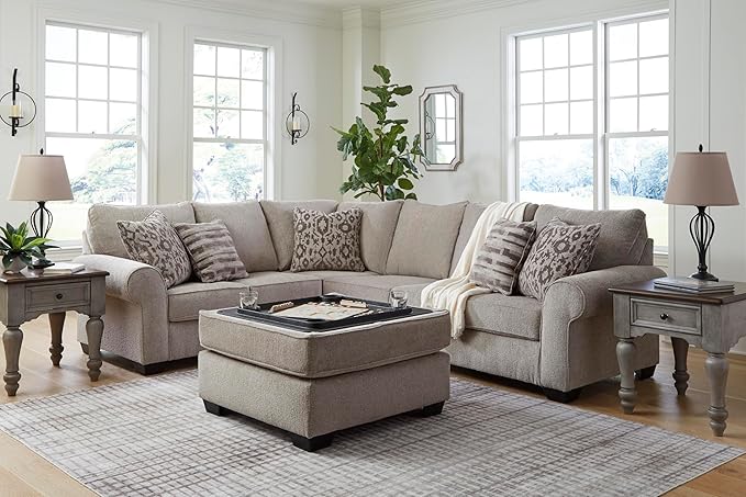 Signature Design by Ashley Claireah Casual Square Storage Ottoman - Image 14
