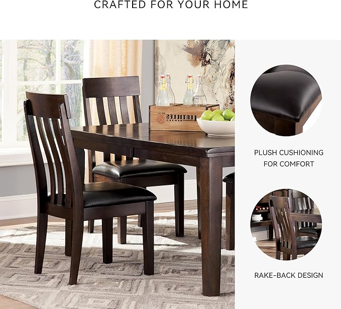 Signature Design by Ashley D596-01 Dining Side Chair, Dark Brown - Image 5