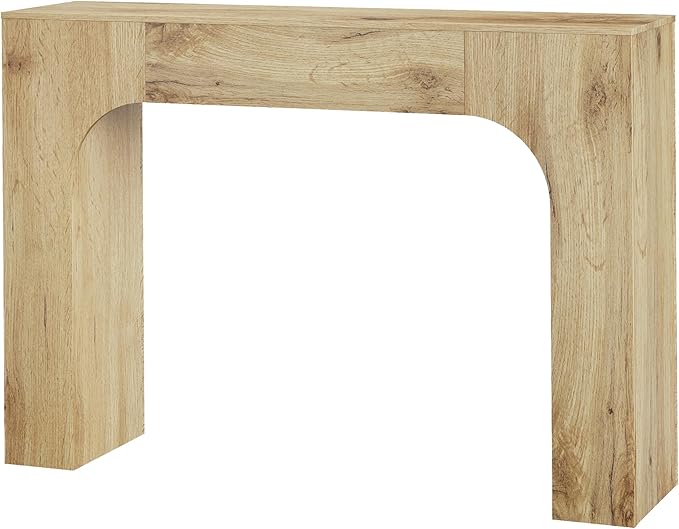 43 Inch Farmhouse Long Console Table, Wooden Sofa Table by IDEALHOUSE