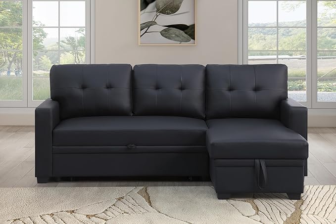 Devion Furniture Garisa 4-in-1 Convertible L Shaped Couch - Image 4