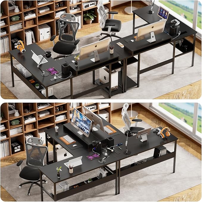 Unikito Reversible L Shaped Desk - Image 4