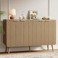 Sideboard Buffet Cabinet with Storage, 4 Doors Wood Entryway Cabinet, Modern by INFURNICHomeFurniture