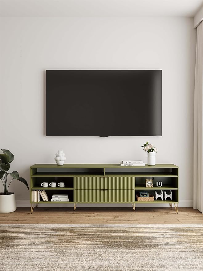 Manhattan Comfort Dumbo Mid Century Modern TV Stand - Image 2