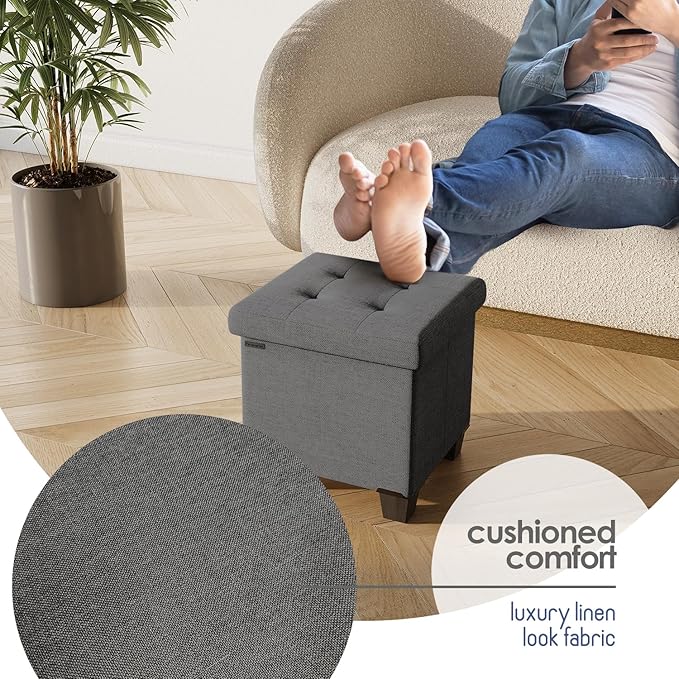 STORAGEBUD Storage Ottoman Cube - Image 8