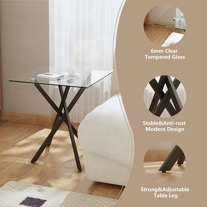 Small Side Coffee Table Set of 2 - Image 7
