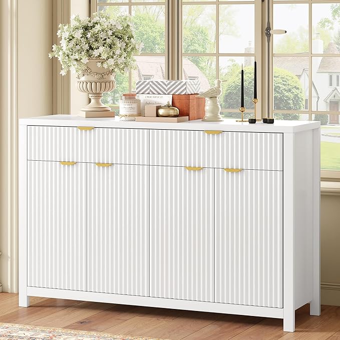 Merax Modern Wave-Pattern Sideboard Cabinet - Image 6