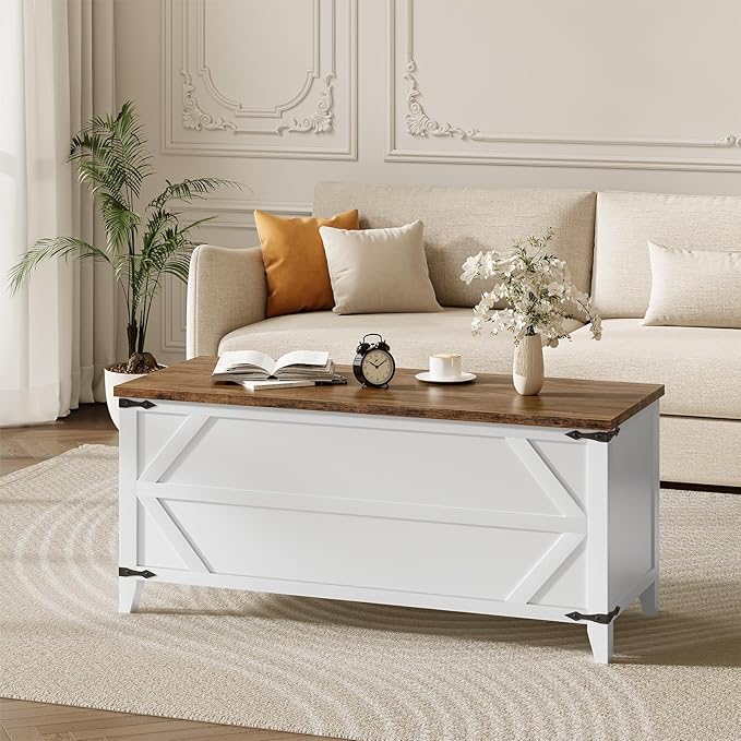 HOOBRO 47.2" Toy Box, Storage Chest - Image 5