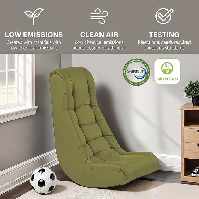 FDP Tufted Floor Rocker for Kids, Teens and Adults; Comfortable, Ergonomic - Image 6