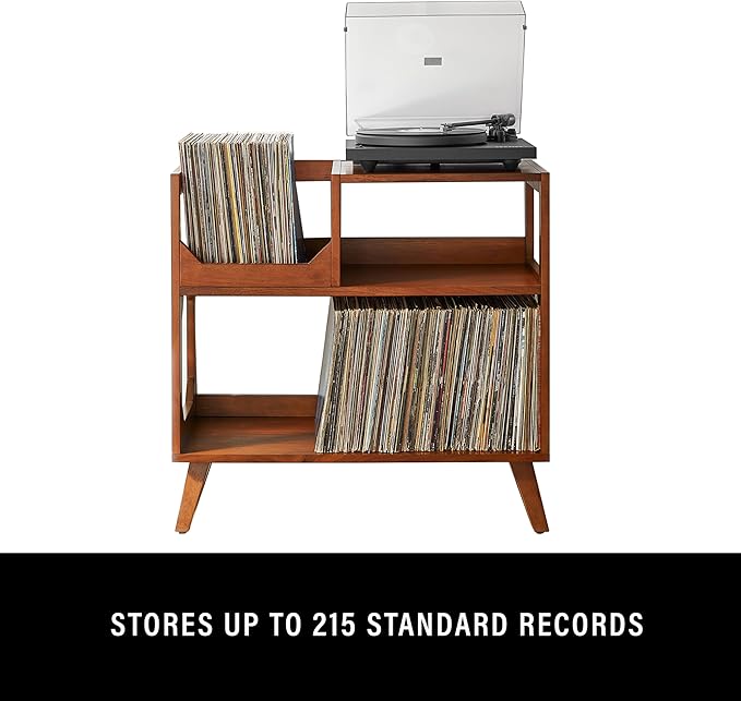 Crosley Furniture Asheville Mid-Century Modern Media Console Record Player Stand - Image 6