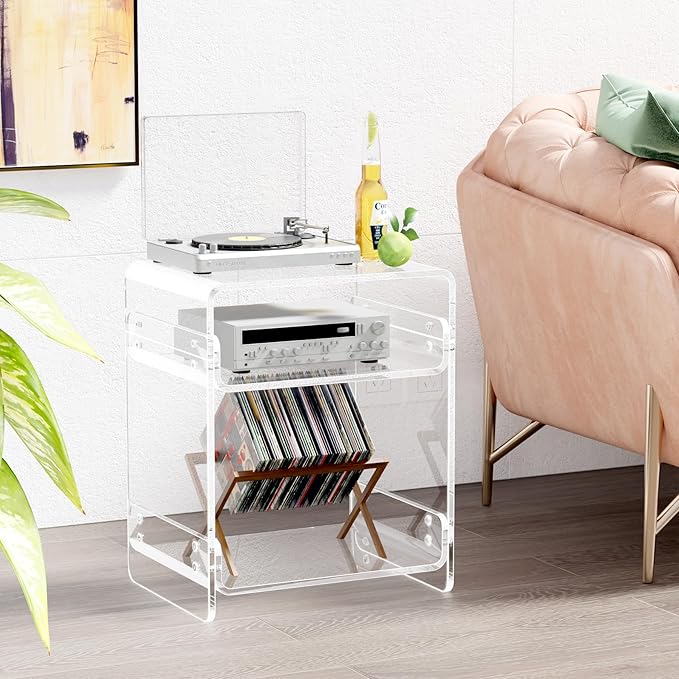 Acrylic Record Player Table - Image 4