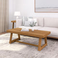 Plank+Beam Classic Rectangular Coffee Table, 54 Inch Farmhouse Coffee Table by PlankBeam