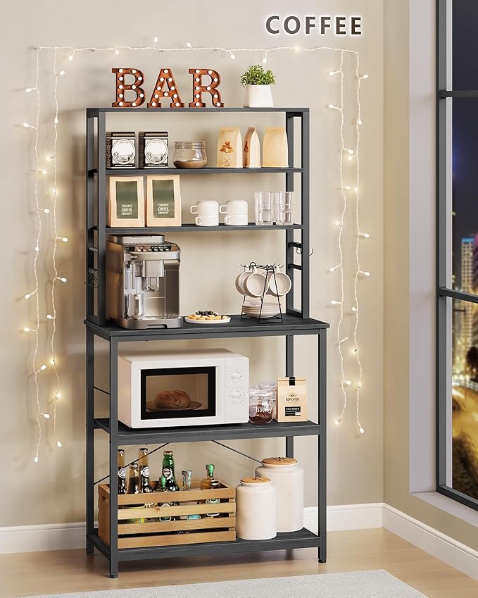VASAGLE Coffee Bar, 31.5 Inches Baker's Rack - Image 4
